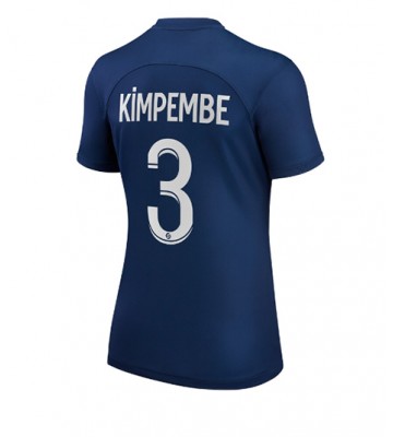Paris Saint-Germain Presnel Kimpembe #3 Hjemmedrakt Kvinner 2022-23 Kortermet